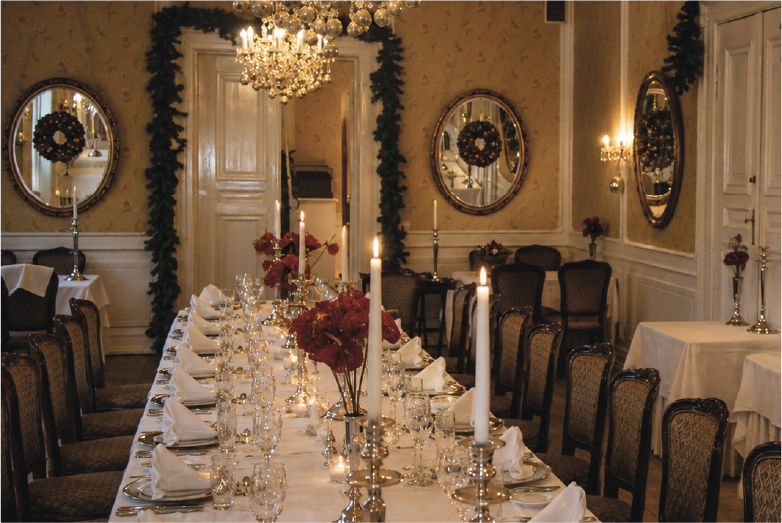 Julefrokost på slottet